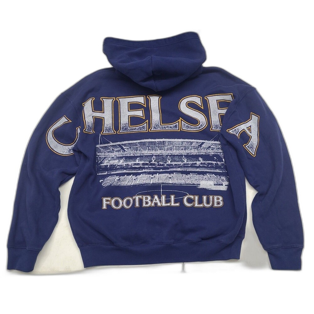 Hollister Chelsea Football Club Zip Hoodie Soccer FC Sweatshirt